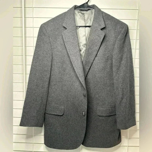 Jos A Bank Men’s Gray 100% Camel Hair Gordon Blazer Sport Jacket/ Coat, Size 42 - Picture 1 of 12